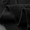 thumbnail image 6 of Men's Letter Pleats Knitted Pullover Soft Geometric Texture Crewneck Long Sleeve Casual Sweater Sweat Shirts Athletic Top Lightweight Basic Pullover Shirts, 6 of 8