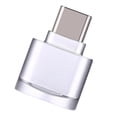 thumbnail image 1 of Adaptador de Tarjeta Aluminio Hugo Lector de Tarjetas OTG USB 3.1 Plata, 1 of 10