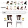 thumbnail image 7 of Dowbom Stretch Chair Seat Covers Spandex Jacquard Dining Chair Seat Covers Washable Cushion Cover, 7 of 7