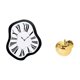 thumbnail image 5 of Reloj de pared,Reloj de pared interior nórdico con números romanos,Relojes distorsionados Reloj electrónico de lujo moderno,Estatua decorativa,Escultura de frutas para decoración del, 5 of 8