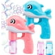 thumbnail image 1 of Kit de 2 Armas de Burbujas, Máquina Emisora de Burbujas Automática en Forma de Ballena con 4 Soluciones para Niños, 1 of 6