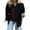 Black, variant on WTOBBY Women's Fashion Solid Color Retro Jacket with Oversized Fit and Pockets, Long Sleeve Casual Blazer Style,Army Green L