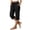 CJ62_Black, variant on Lumtrix Women's Quick Dry Long Shorts Straight Leg Below The Knee Capri Lightweight Hiking Cargo Shorts with Pockets Purple 3XL