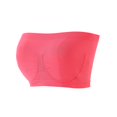 thumbnail image 1 of Sujetador de tubo con borde de acero de imitación sin costuras de talla grande para mujer Sujetador de tubo sin tirantes con borde de acero de tela verde Talla grande para mujer, 1 of 5