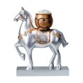 thumbnail image 3 of Estatuilla creativa de estatua de caballo, escultura de adorno de caballo, arte artesanal decorativo para estante, decoración de oficina coleccionable , Estilo Argenta C Fernando estatuilla de caballo, 3 of 8