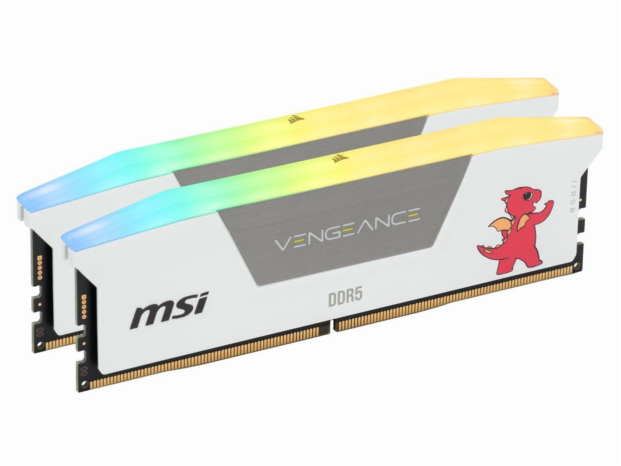 Corsair Vengeance RGB DDR5 32GB×2 6400 CORSAIR Vengeance RGB DDR5 RAM 32GB (2x16GB) 6400MHz CL32 Intel