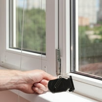 MOKKHNB 1Set Child Proof Door Lock for Windows and Doors Black Color Square Shape