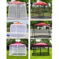 thumbnail image 5 of Exnemel Parasols Net, Umbrella Net Cover Screen, Outdoor Garden Parasol Table Screen Parasol Mosquito Net Cover, 300x230cm (Black), 5 of 5