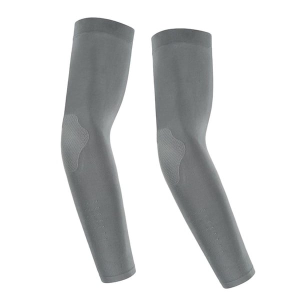 Manga de Hielo de Codo para Hombres Al Aire Libre Ciclismo Protección Solar, Secado de Verano Respirable Protector de Codo de Nylon Hielo Mangas de Seda
