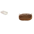 thumbnail image 1 of Bandeja Para Servir Alimentos, Bandeja Para Tocador De Baño, Bandeja Para Frutas, Bandeja Para Comida De Cafetería, Bandeja Para Guardar Cosméticos Para Desayuno, Cesta Tejida De Mimbre,, 1 of 8