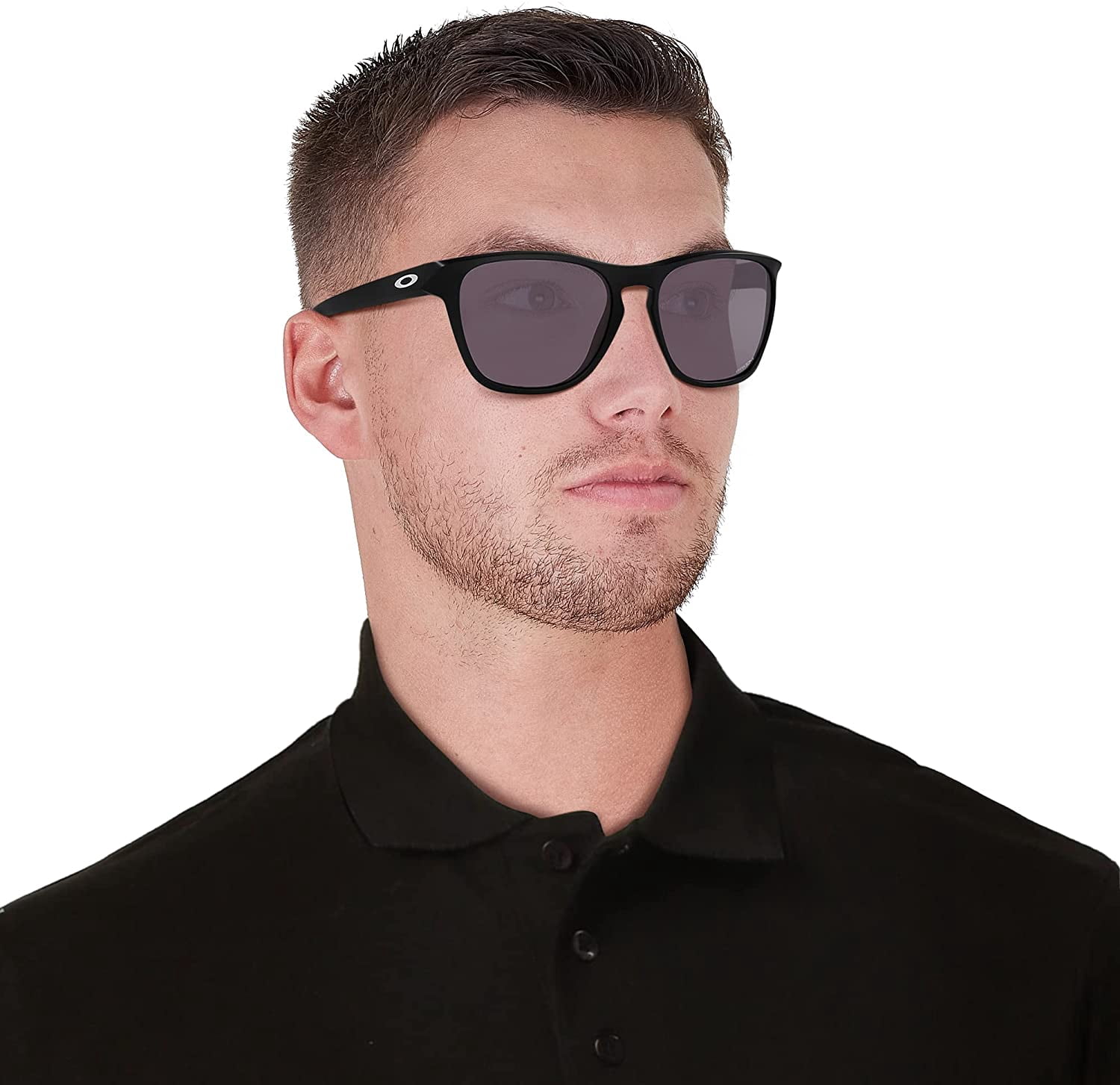 Oakley Mens Oo9479 Manorburn Square Sunglasses Matte Black/Prizm Grey 56 Millimeters