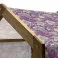 thumbnail image 5 of Floral Pet House, Vibrant Flowers with Romantic Style Ornamental Petals Paisley Design, Outdoor & Indoor Portable Dog Kennel with Pillow and Cover, 5 Sizes, Mauve Green, by Ambesonne, 5 of 5