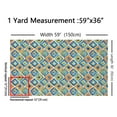 thumbnail image 3 of Feelyou Watercolor Graffiti Fabric by the Yard 2 Yards, Retro Fashion Room Decor Fabric by the Yard, Chic Square Minimalism Fabric for Sewing, Lightweight Room Decor, 3 of 6