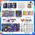 thumbnail image 6 of 146Pcs Outer Space Party Filler Set, Astronaut Gift Pack with Goodie Bags, Stickers, Bracelets, for Space Birthday Party Decor Supplies, 6 of 9