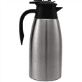 thumbnail image 3 of 3X Silver 304 Stainless Steel 2L Thermal Flask Vacuum Insulated Water Pot Coffee Tea Milk Jug Thermal Pitcher, 3 of 5