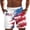 M19 White, variant on Tfken 4Th Of July Summer Shorts For Men 250Th Anniversary America Independence Day Drawstring Letter Print Shorts With Pockets Patriotic Male Fashion Clothes White