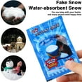 thumbnail image 2 of Fake Snow Powder Christmas Artificial Flake Faux Snow Powder Filler for DIY Crafts Holiday Decoration, 2 of 7