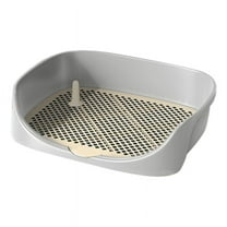 Dog Toilet Training Pad Holder - Indoor Puppy Potty Tray with Mesh Grids for Clean Paws & Floors B