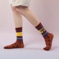 thumbnail image 4 of Calcetines de tubo de otoño e invierno para niños, calcetines de rayas de oso, calcetines de marea de estilo japonés y coreano, calcetines de algodón peinado, 4 of 5