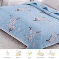 thumbnail image 7 of AHGQT Floral Print Lightweight Summer Bed Quilt, 59x39Inch Cool Like Ice Cream Blanket for Summer, Lightweight Double-Sided Cooling Comforter Quilt, Soft Breathable Skin-Friendly Bed Blanket, 7 of 7