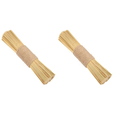 

TOYMYTOY 2pcs Sorghum Stalk Dish Scrub Brush Kitchen Cleaning Scrubber Pan Washing Brush