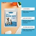 thumbnail image 6 of Pet Cleaning Gloves for Dogs Cats Quick Hair Removal Grooming Bath Brush Wet Wipes Alternative Gentle Care, 6 of 8