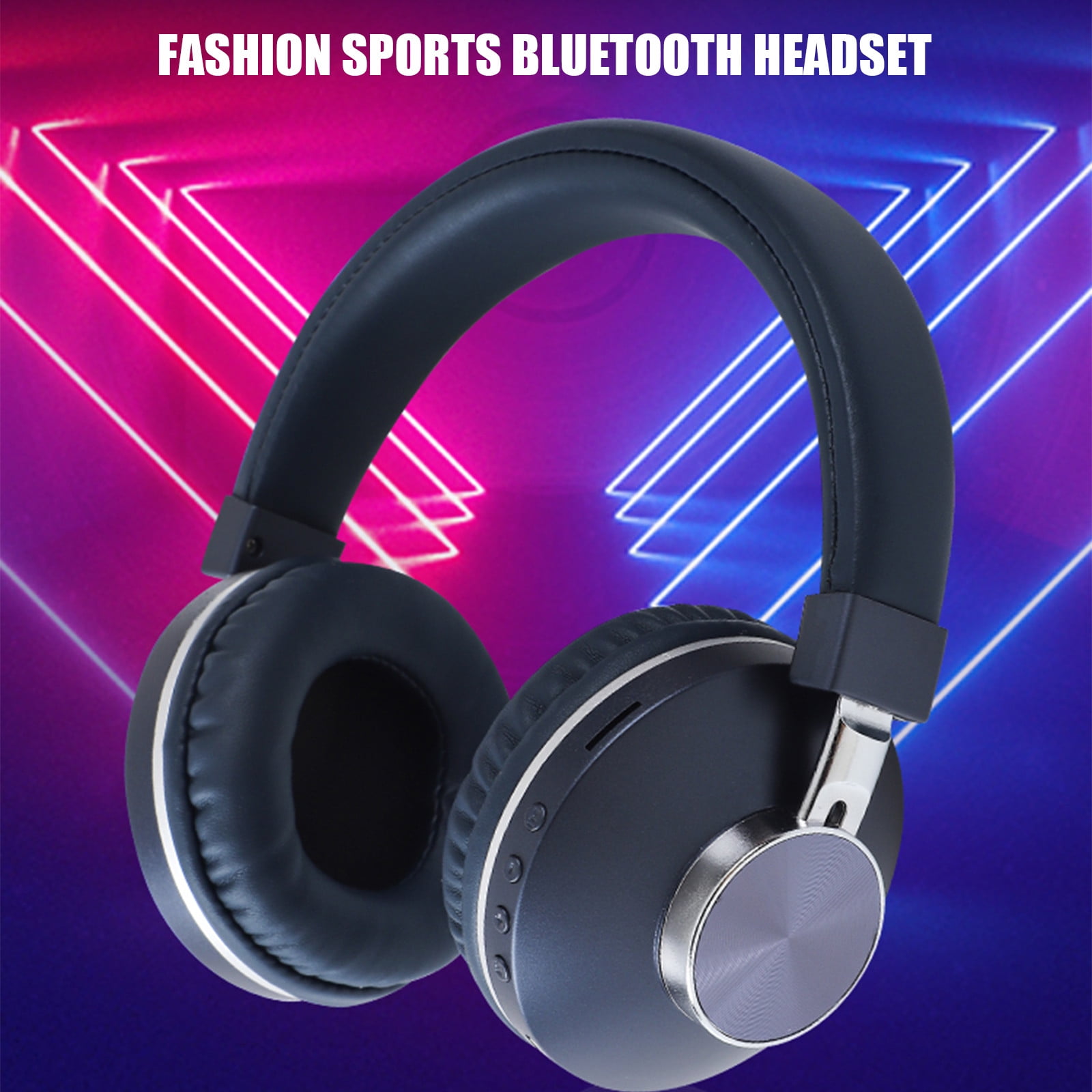 Wireless Bluetooth Headphones Over Ear 68H Playtime HiFi Stereo Headset with Microphone and 3EQ Modes Foldable Bluetooth V5.3 Headphones for Travel Smartphone Computer Laptop,Pink