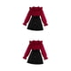 thumbnail image 3 of Guardurnaity Conjuntos de ropa informal Primavera Otoño Ropa para niños Disfraces Cuello Manga larga Parche de malla Tops corta Type2 NO2, 3 of 6