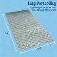 thumbnail image 3 of Snuze 30" x 54" Waterproof Stay-Dry Sleep Mat, Grey, 3 of 8