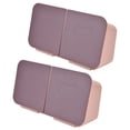 thumbnail image 4 of Caja de almacenamiento Ormromra Bastoncillos de algodón Montada en la pared Doble compartimento, 4 of 8