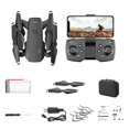 thumbnail image 1 of Drone Rotating Collaptible Quadcopter One Button Recargable Recargable Tiempo real Transmisión Cámara Aviones Adultos Negro 2.4GHz 4K Inevent EL005946-01B, 1 of 7