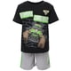 thumbnail image 5 of Conjunto de camiseta de manga corta y pantalones cortos deportivos Monster Jam Trucks para niños pequeños, 4T, 5 of 8