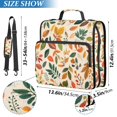 thumbnail image 2 of FORMRS Zipper Binder with Shoulder Strap 2-inch Ring 500 Sheet Capacity File Bag, Beige Retro Leaves, 2 of 5