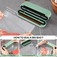 thumbnail image 5 of Mini Vacuum Sealer for Food,3in1 Cordless Rechargeable Food Dry/Moist Storage,Heat Bag pwm25, 5 of 7
