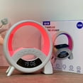 thumbnail image 3 of Reloj despertador inalámbrico Methold con pantalla de altavoz lámpara portátil altavoz de carga, 3 of 6