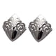 thumbnail image 3 of 2 protectores de metal para zapatos con punta alta, para cubrir tacones altos. plata, 3 of 9