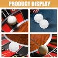thumbnail image 2 of CTIRCHIU Roulette Wheel Beads Set for Gaming Acrylic White Enhance Your Game Experience 5pcs, 2 of 7