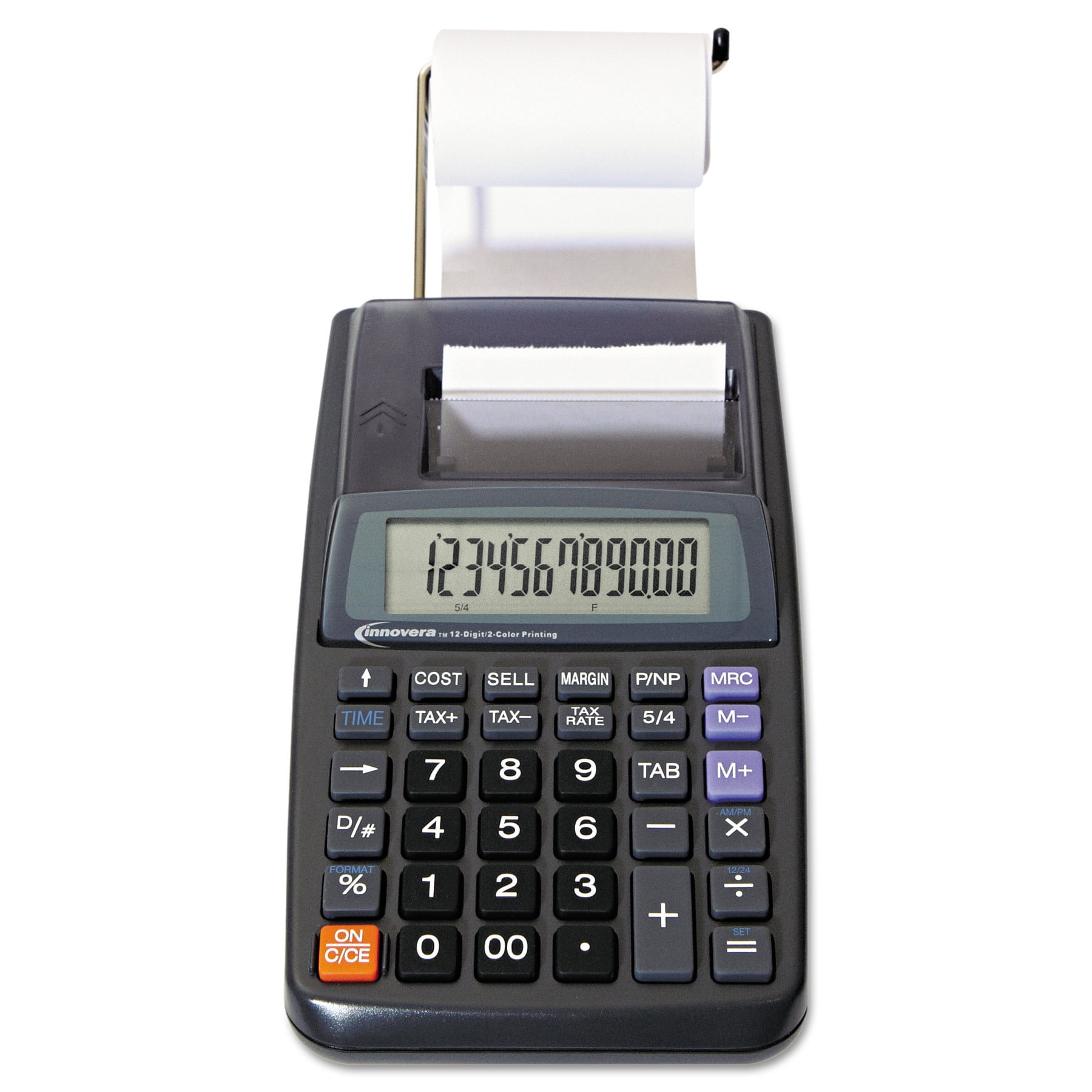 Innovera 16010 OneColor Printing Calculator, Black Print, 1.6 Lines