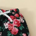 thumbnail image 4 of Xudanell Boys Hawaii Shirts and Shorts Outfit Sets Tropical Seaside Print Summer Button Down Kids Beach Vacation Clothes Black 2-3 Years, 4 of 6