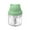 Green-GN-clearacne, variant on OEFNTAC USB-Rechargeable Mini Garlic Masher, 3-Blade 304 Stainless-Steel Electric Chopper, 1200mAh Food Processor for Onion Vegetables Seasonings, Portable 100ml Spice Grinder