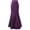 Purple, variant on Fgnfyis Style Fishtail Skirt for Women Long Retro Ruffle Punk Bodycon Skirt for a Statement Elegant Bodycon Skirt Black S
