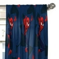 Marvel Rod Pocket Light Filtering Curtain Set, 42" x 84" (2 Panels)