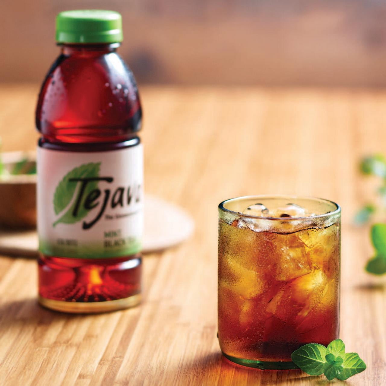Tejava Unsweetened Black Iced Tea 4 Flavor Variety Pack, 16.9oz Pet Bottles, Award Winning, Non-Gmo-Verified, Rainforest Alliance-Certified (12 Pack)