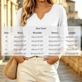 thumbnail image 3 of SHTXOZHI Women's Long Sleeve T-shirts Casual Notch Neck Loose Shirts Solid Color Basic Tee Tops, 3 of 7