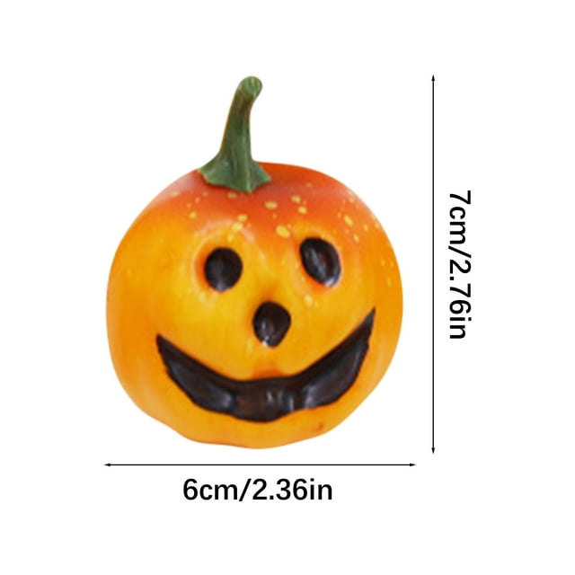 Halloween Window Decorations 10-Piece Foam Pumpkin Set for Home, Party, Thanksgiving, and Fall Holiday Display