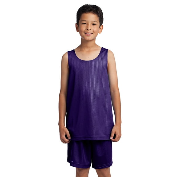 SPORT-TEK YOUTH POSICHARGE CLASSIC MESH REVERSIBLE TANK F20