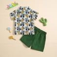 thumbnail image 5 of Icvfdpl Toddler Boys Short Sleeve Prints T Shirt Tops Shorts Child Kids 2Pc Set Outfits Clothes Stylish Baby Daily Wear, 5 of 7