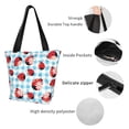 thumbnail image 4 of Easygdp Flowers and Lady Bugs Bolso de Hombro para Mujer, Bolso Bandolera y Cartera de Mano Elegante para Uso Diario, 4 of 6