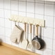 thumbnail image 1 of Ganchos continuos de plástico para almacenamiento en la cocina: ganchos de pared antideslizantes para colgar utensilios pequeños, toallas y accesorios. Ganchos adhesivos sin necesidad de taladr, 1 of 6