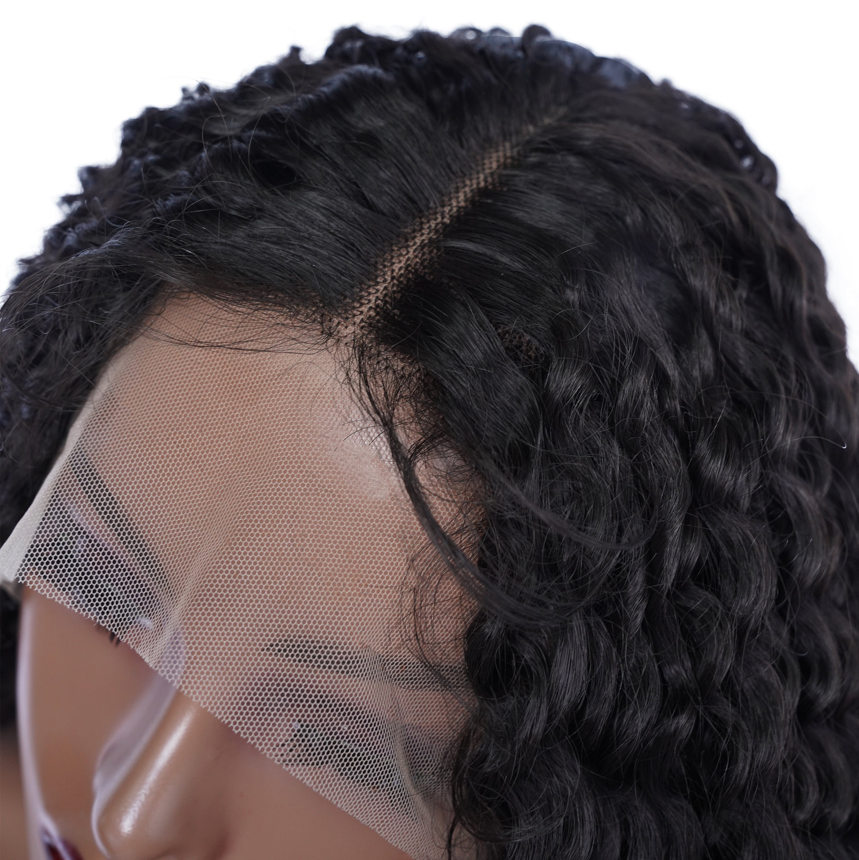 28 Inch Deep Wave Lace Front Wigs Human Hair Hd Lace Frontal Wigs For Black Women Hair 13x6x1 Transparent Lace 250%